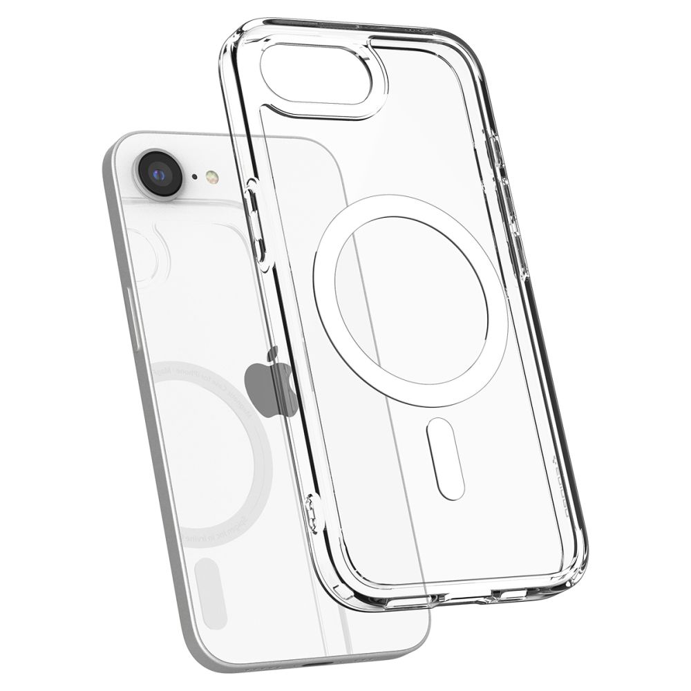 Spigen iPhone 16e Skal MagSafe Mag Ultra Hybrid Vit