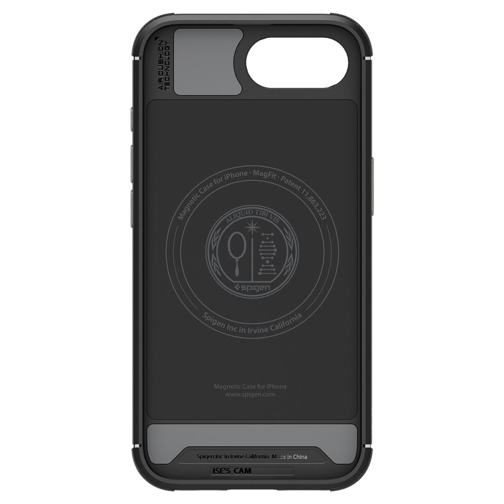 Spigen iPhone 16e Skal MagSafe Mag Core Armor Matt Svart