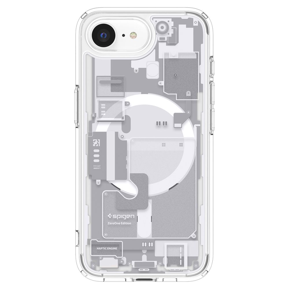 Spigen iPhone 16e Skal MagSafe Ultra Hybrid Zero One Vit