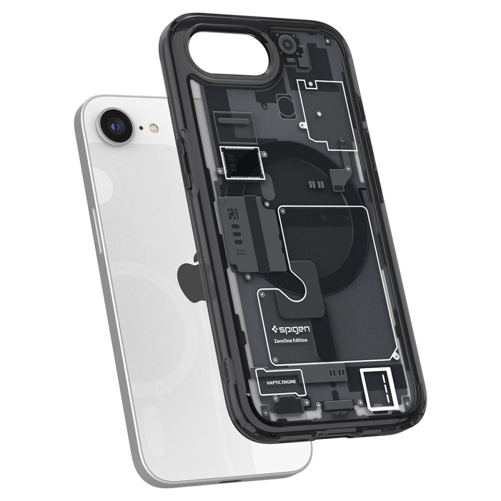 Spigen iPhone 16e Skal MagSafe Ultra Hybrid Zero One Svart