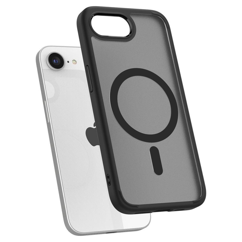 Spigen iPhone 16e Skal MagSafe Ultra Hybrid Frost Black