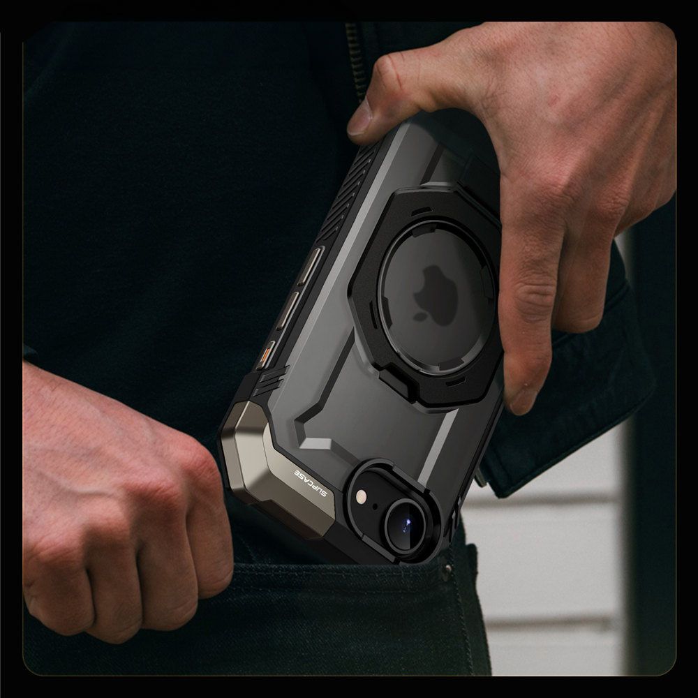 Supcase iPhone 16e Skal MagSafe UB Grip Svart