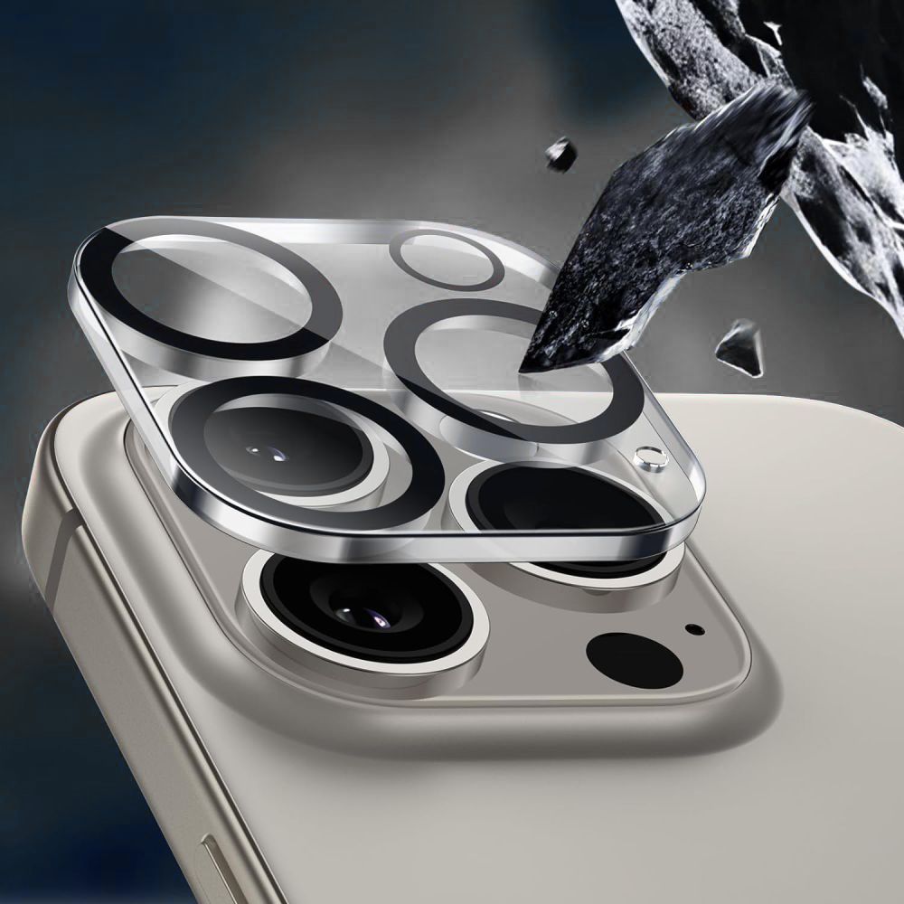 Tech-Protect iPhone 16e Linsskydd Härdat Glas CamFit+ Transparent