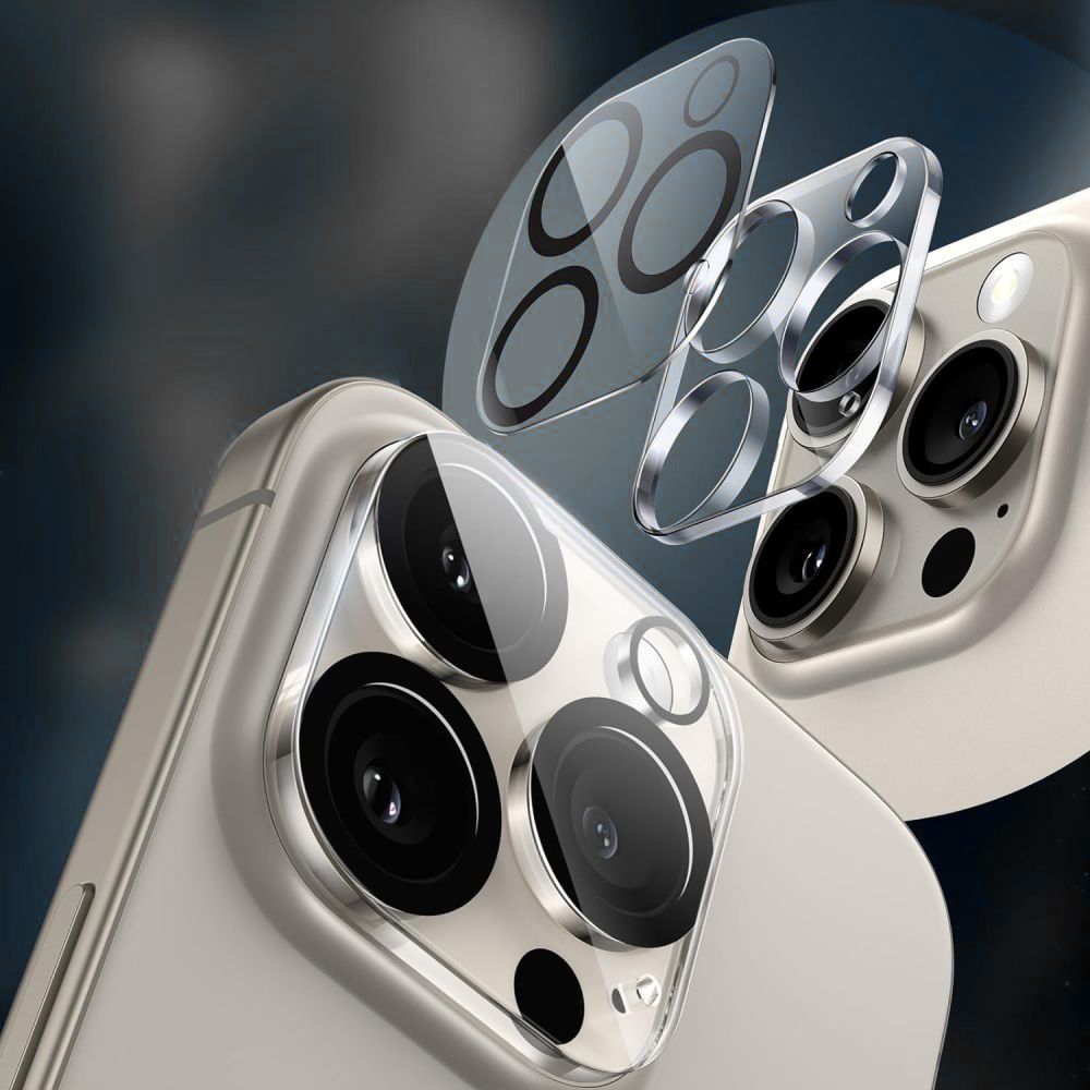 Tech-Protect iPhone 16e Linsskydd Härdat Glas CamFit+ Transparent