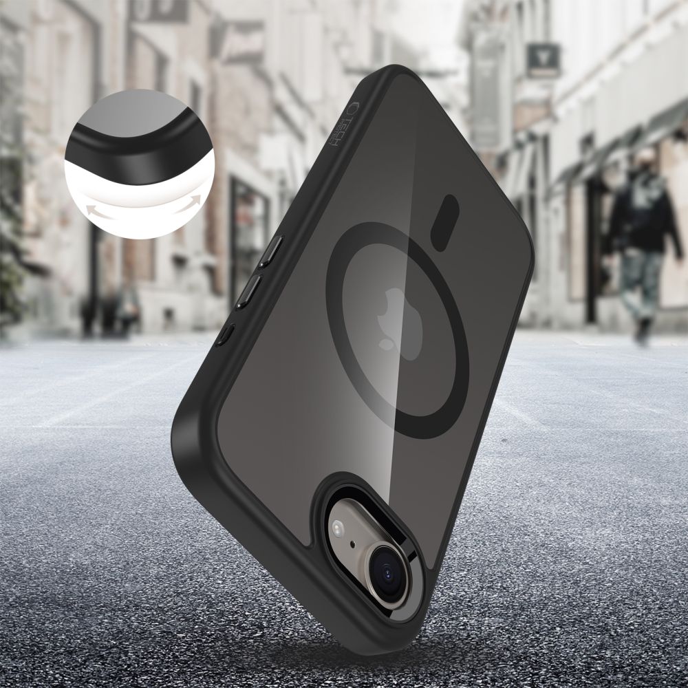 Tech-Protect iPhone 16e Skal MagSafe MagMat Svart/Transparent