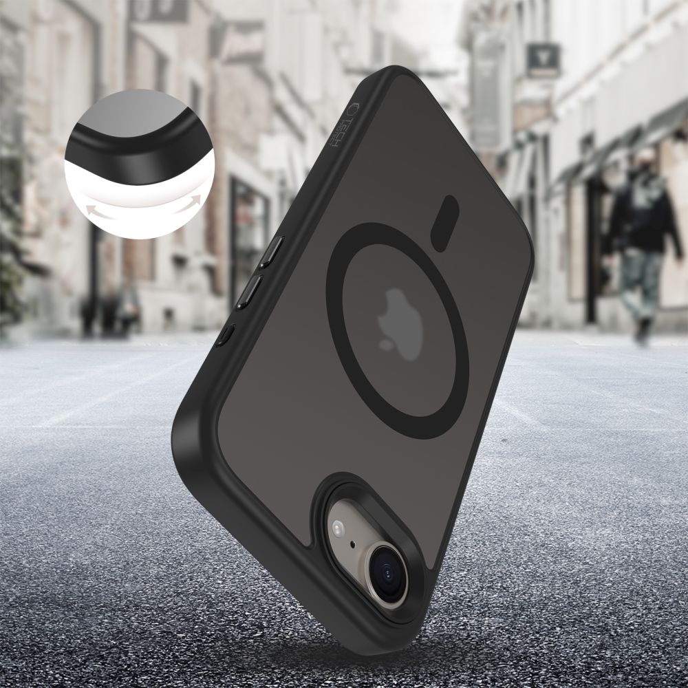 Tech-Protect iPhone 16e Skal MagSafe MagMat Matt Svart
