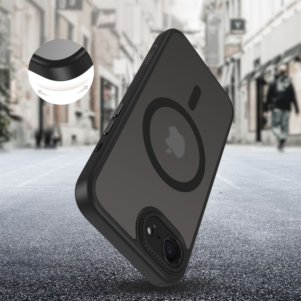 Tech-Protect iPhone 16e Skal MagSafe MagCam Matt Svart