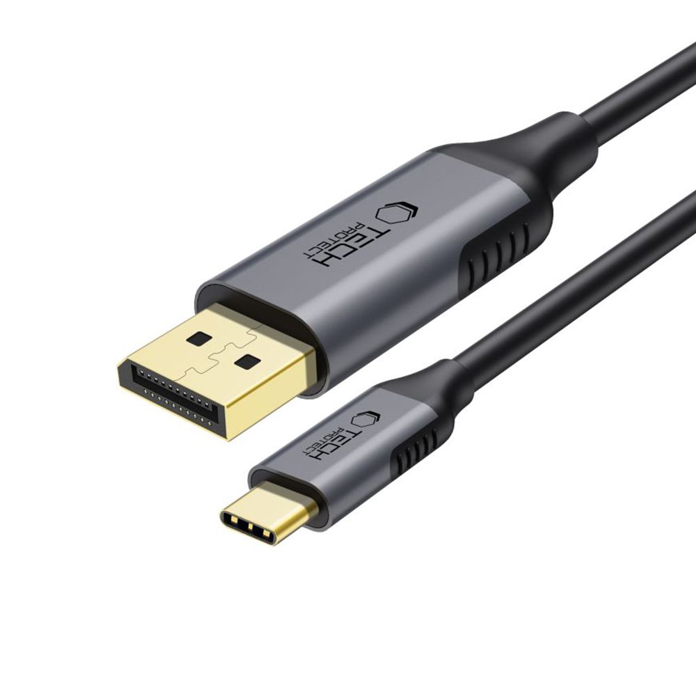 Tech-Protect 1.8m 8K 60Hz USB-C-DisplayPort 1.4 Kabel UltraBoost