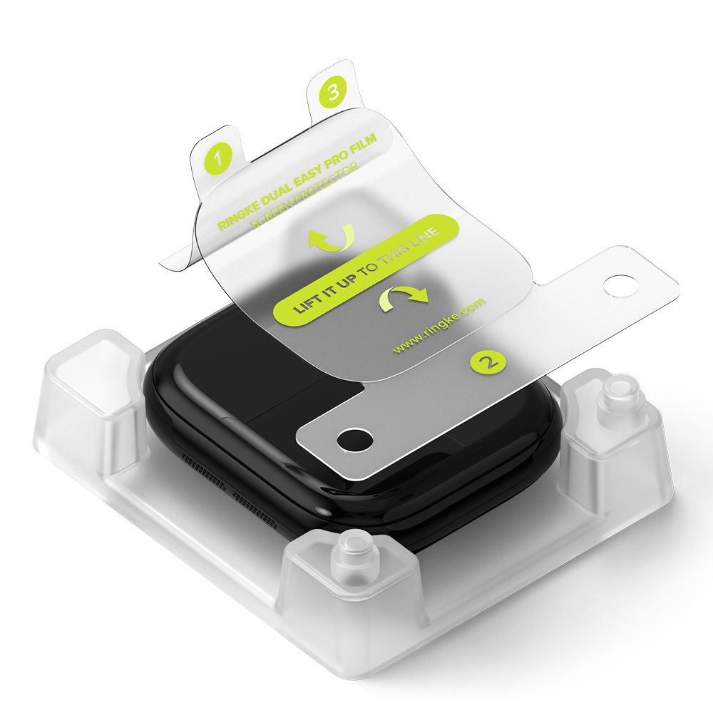 Ringke Apple Watch 10 42 mm 2-PACK Skärmskydd DualEasy
