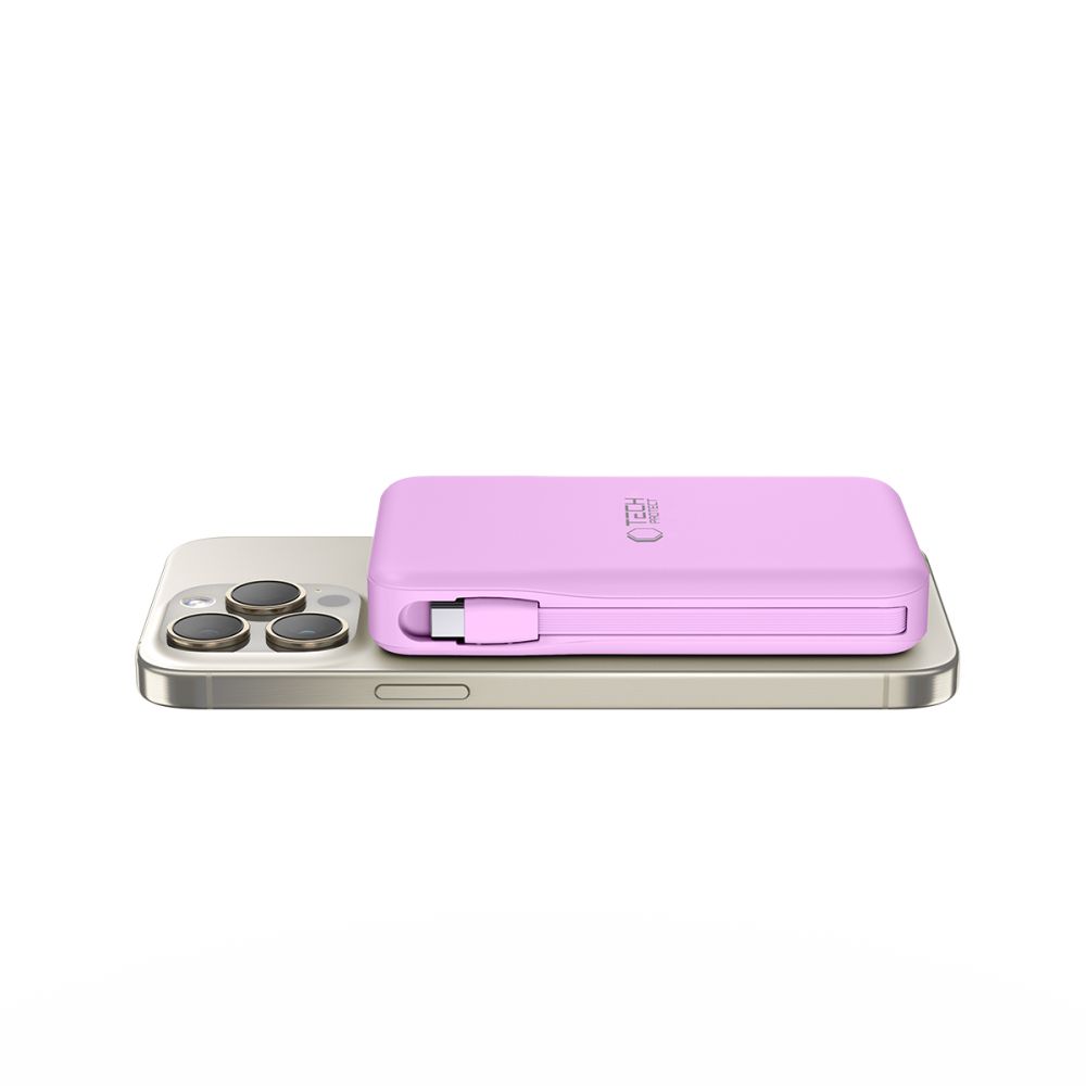 Tech-Protect 10000 mAh MagSafe PowerBank LifeMag Lavender