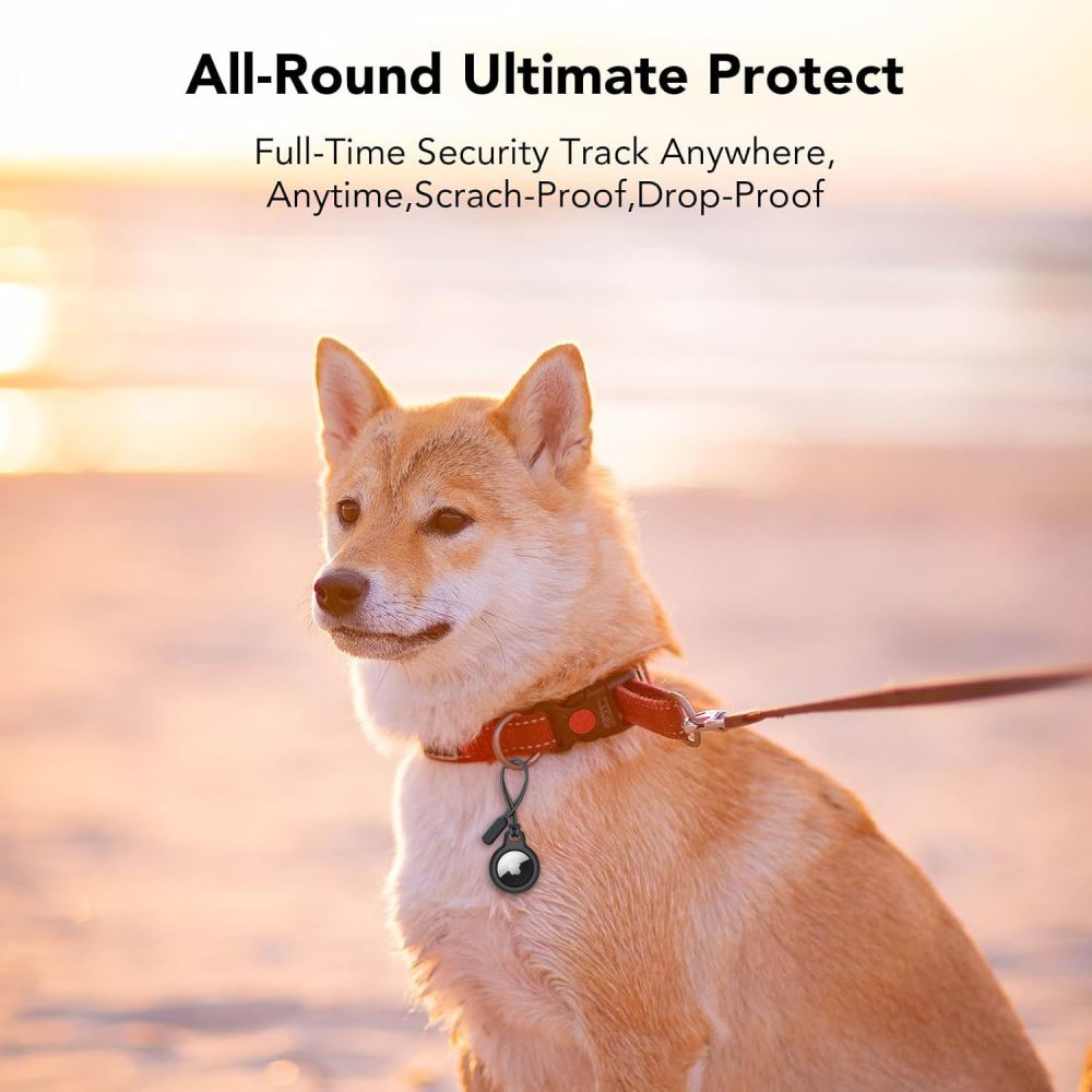 Tech-Protect Apple AirTag 2-PACK Hållare Rough Chain Svart