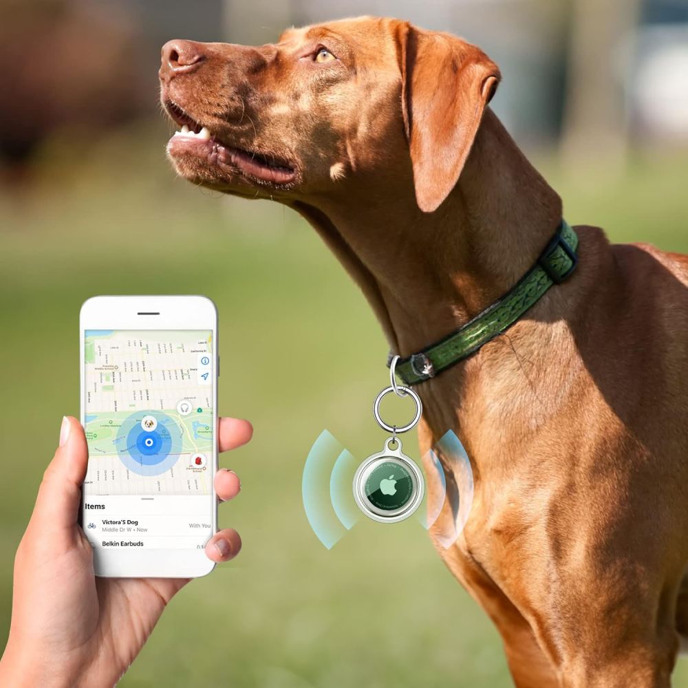Tech-Protect Apple AirTag 4-PACK Hållare Icon Transparent