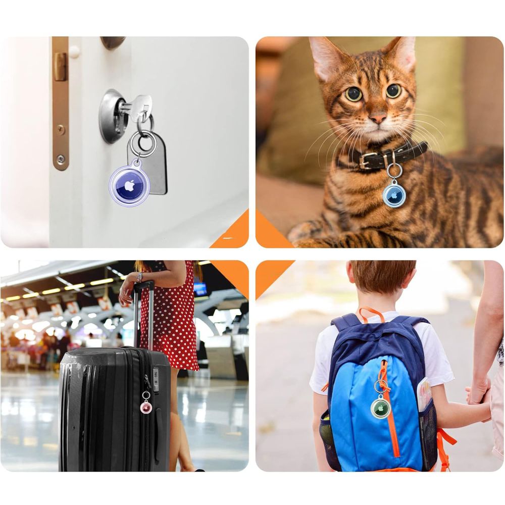 Tech-Protect Apple AirTag 4-PACK Hållare Icon Transparent