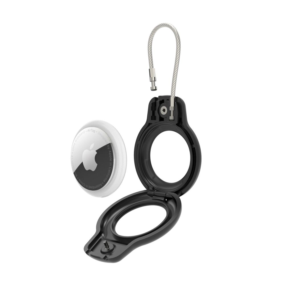 Tech-Protect Apple AirTag 2-PACK Hållare Rough Vein Svart