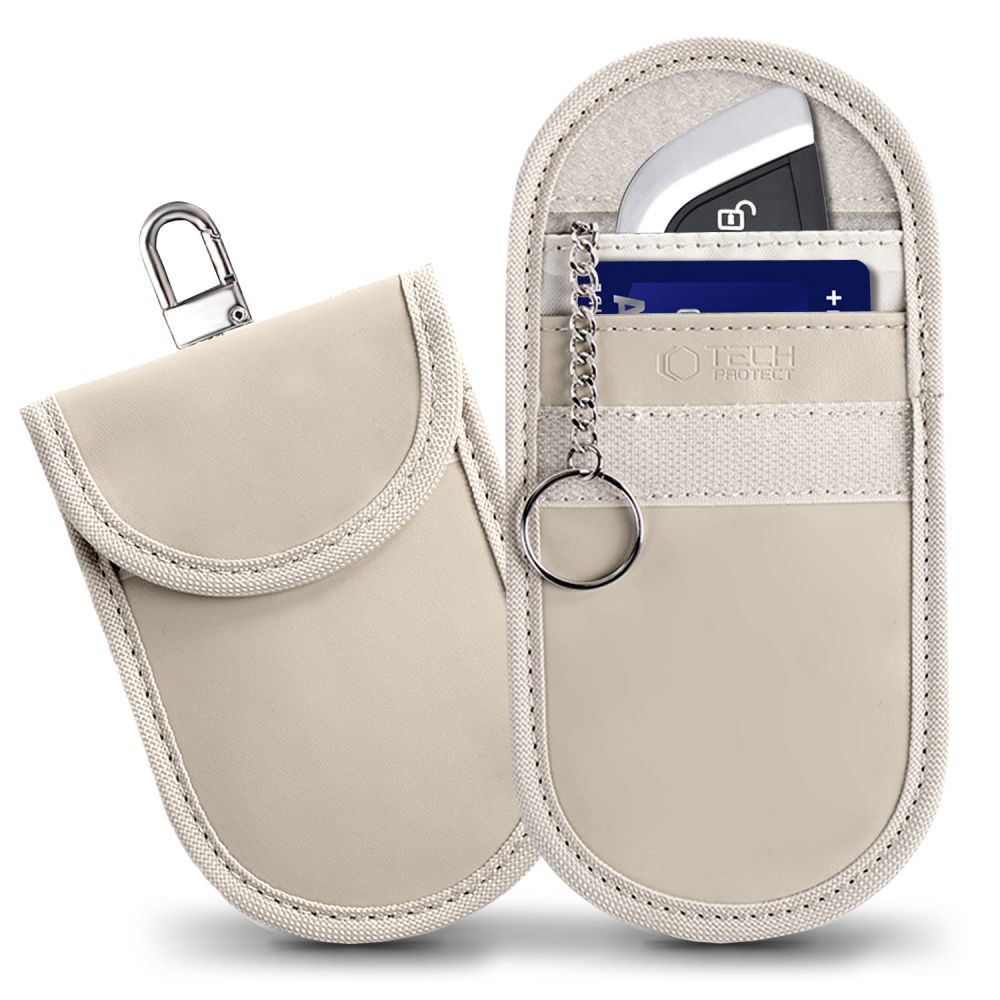 Tech-Protect RFID Signalblockerande Fodral Caffe Latte