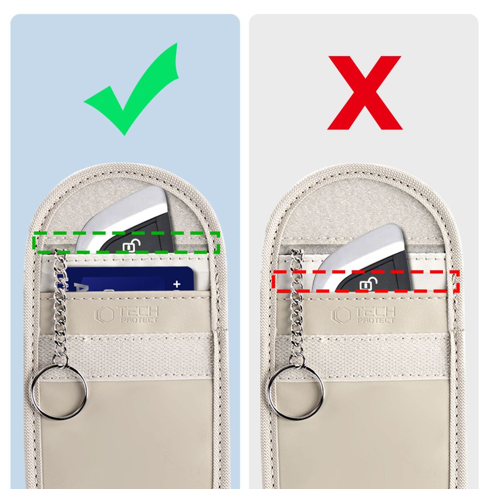 Tech-Protect RFID Signalblockerande Fodral Caffe Latte