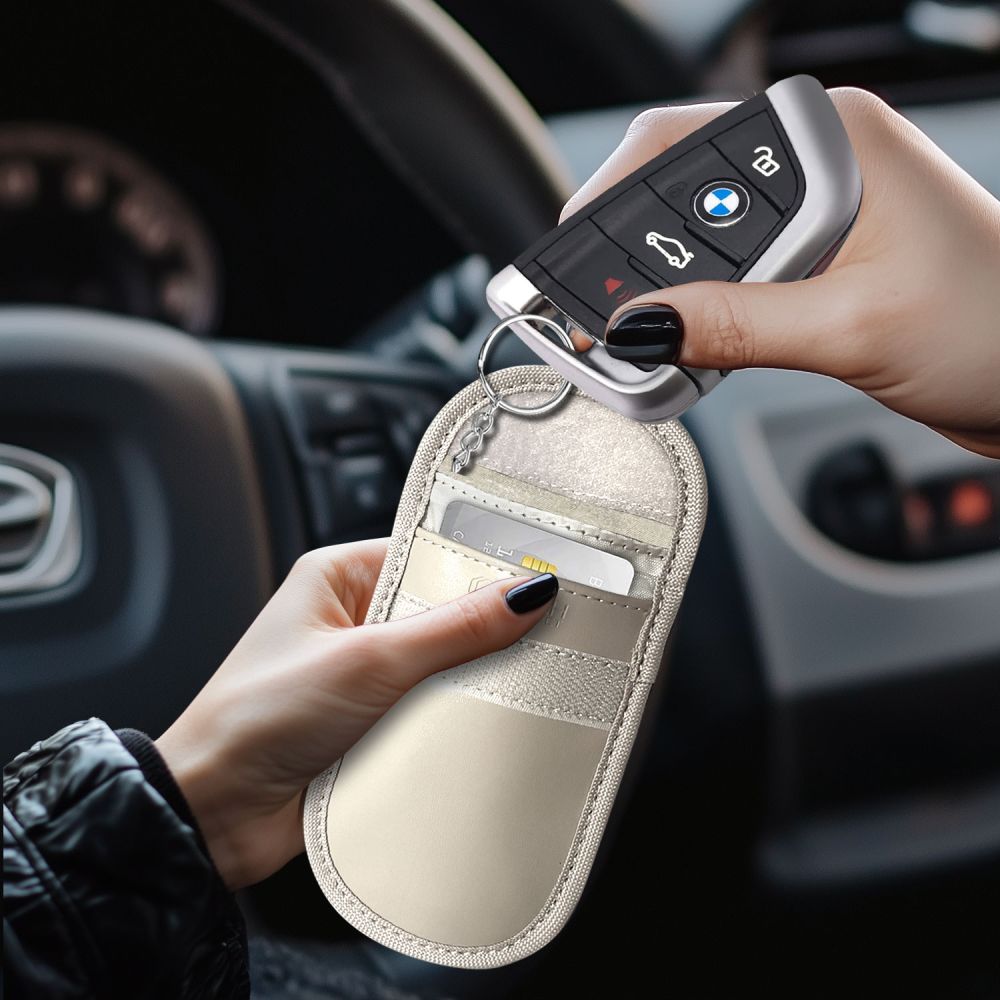 Tech-Protect RFID Signalblockerande Fodral Caffe Latte