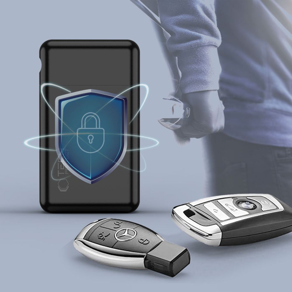 Tech-Protect RFID Signalblockernade Fodral Metall Svart