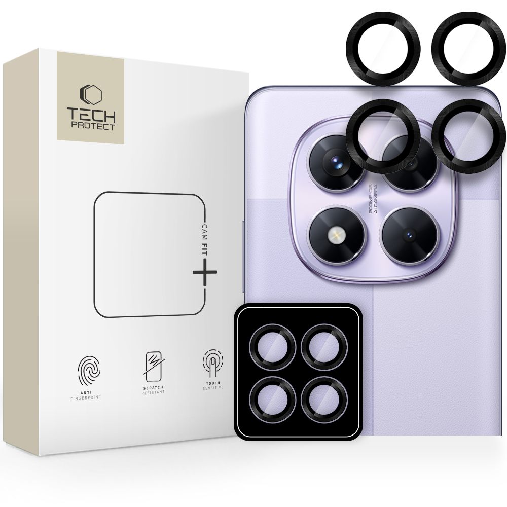 Tech-Protect Redmi Note 14 Pro 5G Linsskydd CamRing Pro+