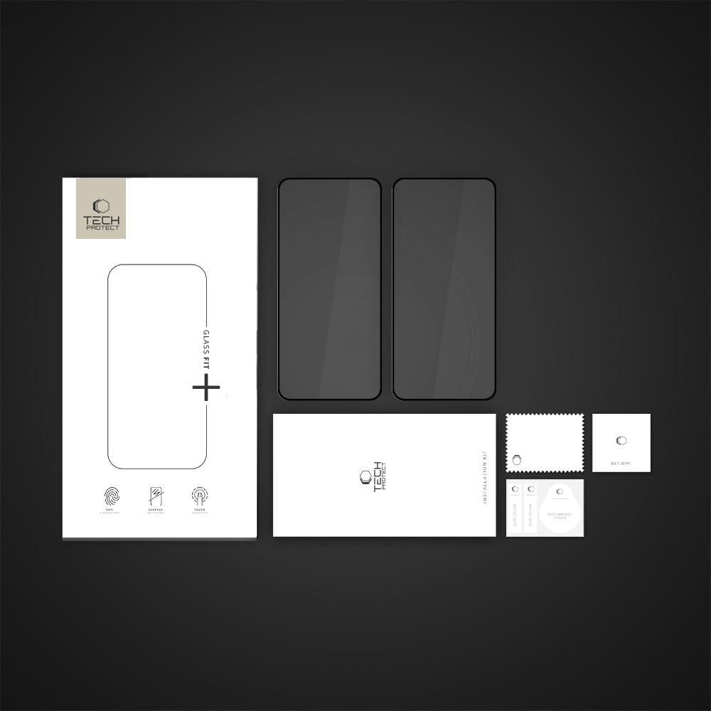 Tech-Protect Galaxy A36/A56 5G 2-PACK Skärmskydd Glass Fit+