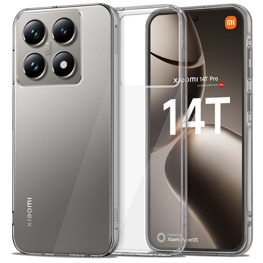 Tech-Protect Xiaomi 14T Pro Skal FlexAir Hybrid Transparent