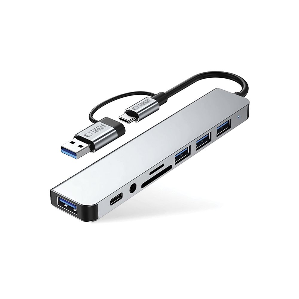 Tech-Protect 9in1 USB-C/USB-A - USB-C/USB-A/HDMI/SD/TF/AV3.5