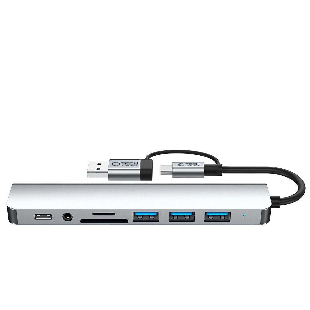 Tech-Protect 9in1 USB-C/USB-A - USB-C/USB-A/HDMI/SD/TF/AV3.5
