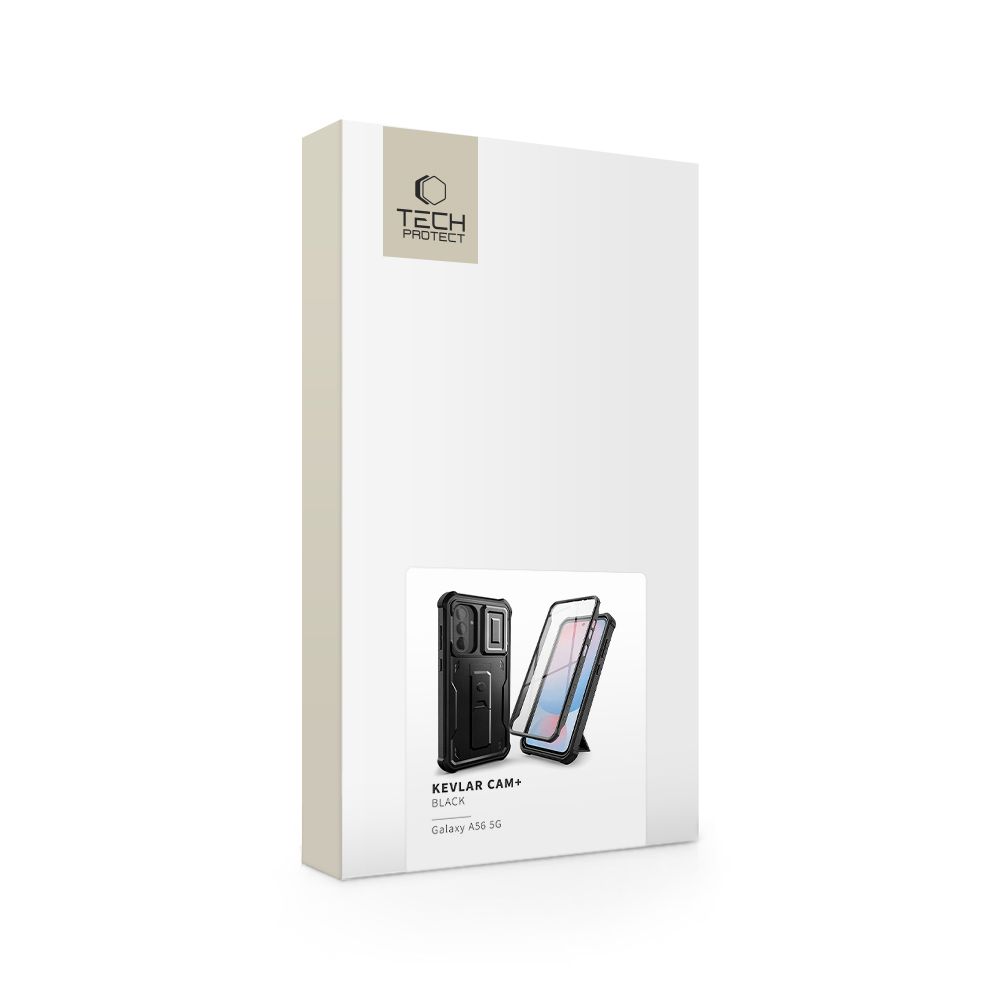 Tech-Protect Samsung Galaxy A56 5G Skal Kevlar Cam+ Svart