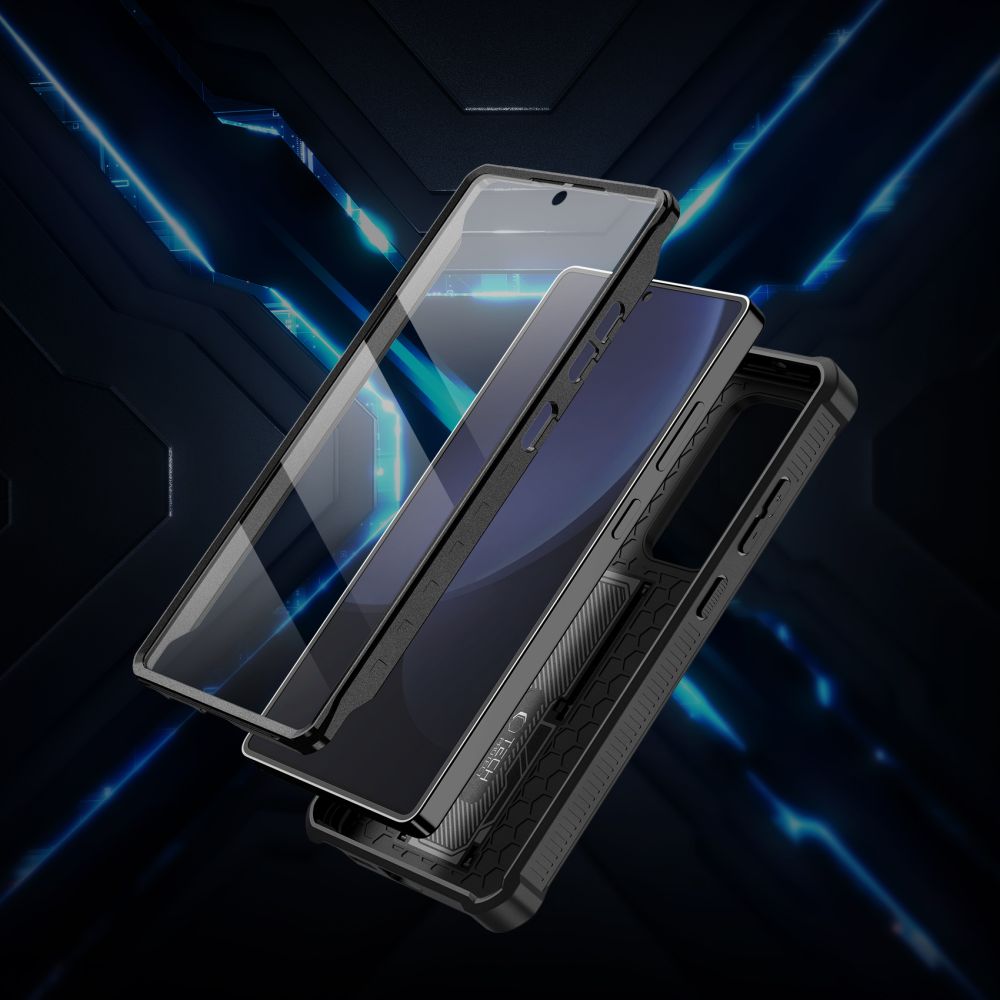 Tech-Protect Samsung Galaxy S25 Ultra Skal Kevlar Cam+ Svart
