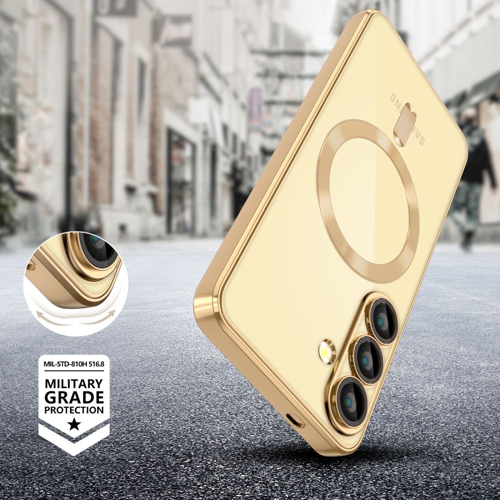 Tech-Protect Galaxy A36 5G Skal MagSafe MagFlex Shiny Gold