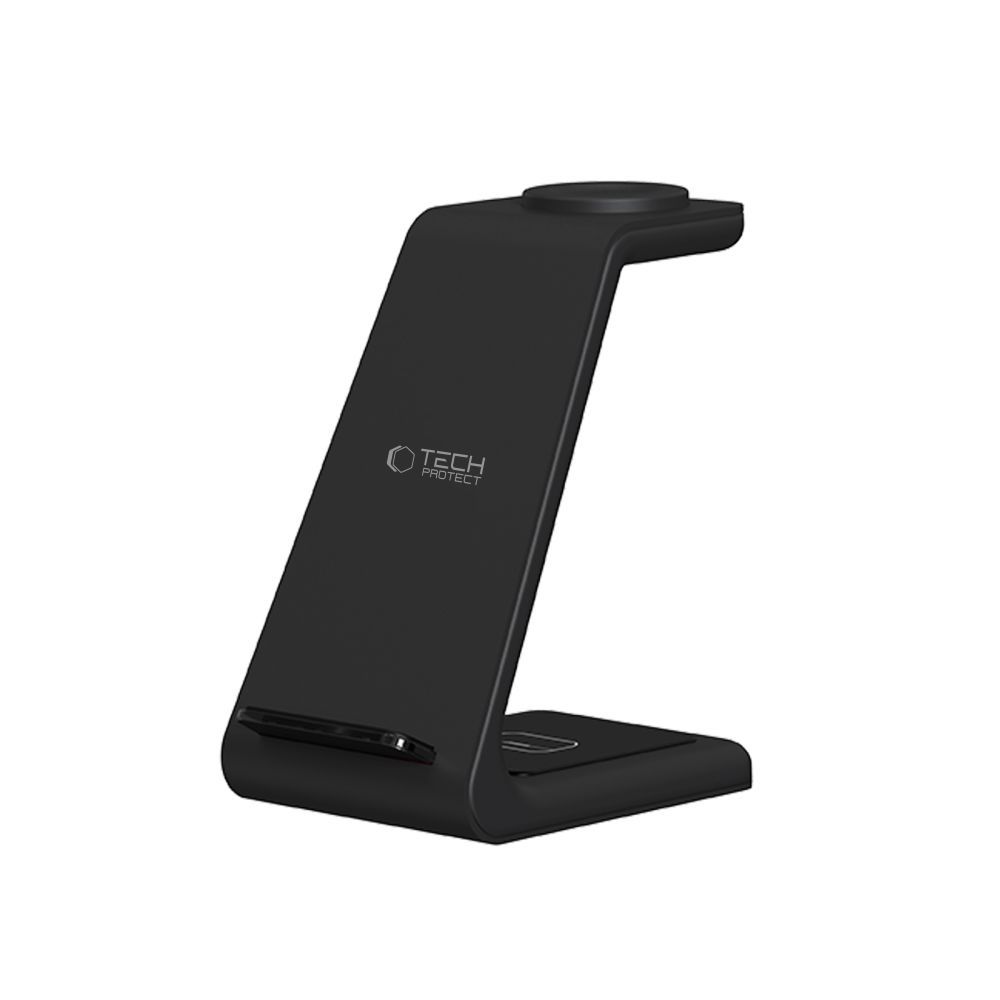 Tech-Protect 15W Qi 3in1 Trådlös Laddare Android Svart