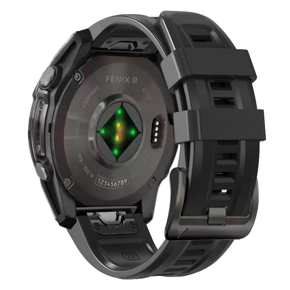 Tech-Protect Garmin Fenix 20 mm Armband Silicone Svart