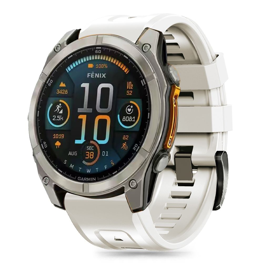 Tech-Protect Garmin Fenix 20 mm Armband Silicone Titanium