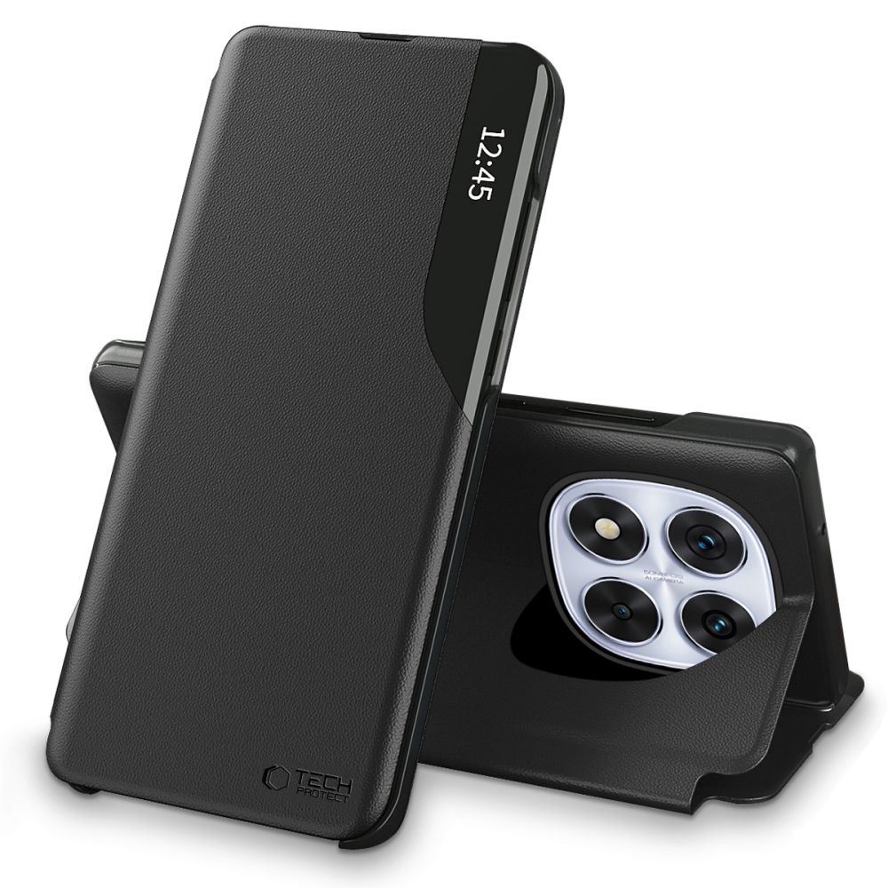 Tech-Protect Redmi Note 14 Pro 5G Fodral Smart View Svart