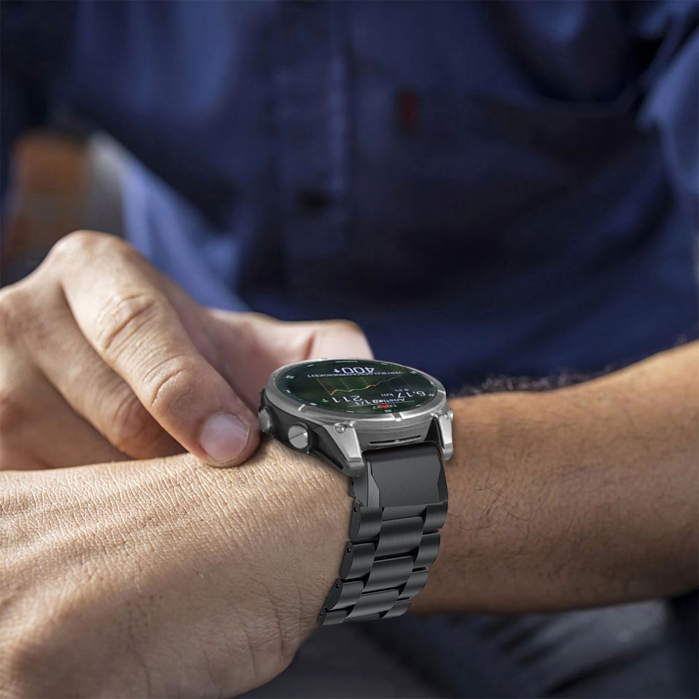 Tech-Protect Garmin Fenix 26 mm Armband Stainless Titanium