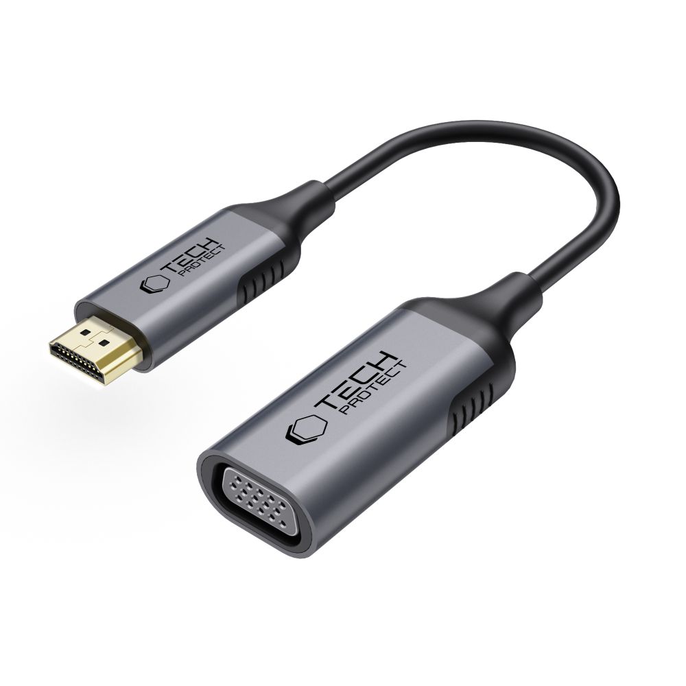 Tech-Protect HDMI - VGA 60Hz Adapter Ultraboost Svart