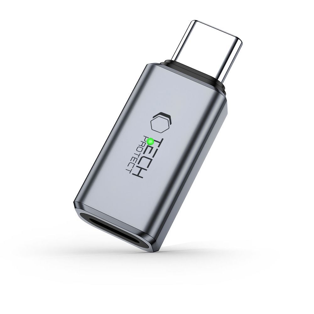 Tech-Protect USB-C - Lightning Ljudadapter Ultraboost Grå