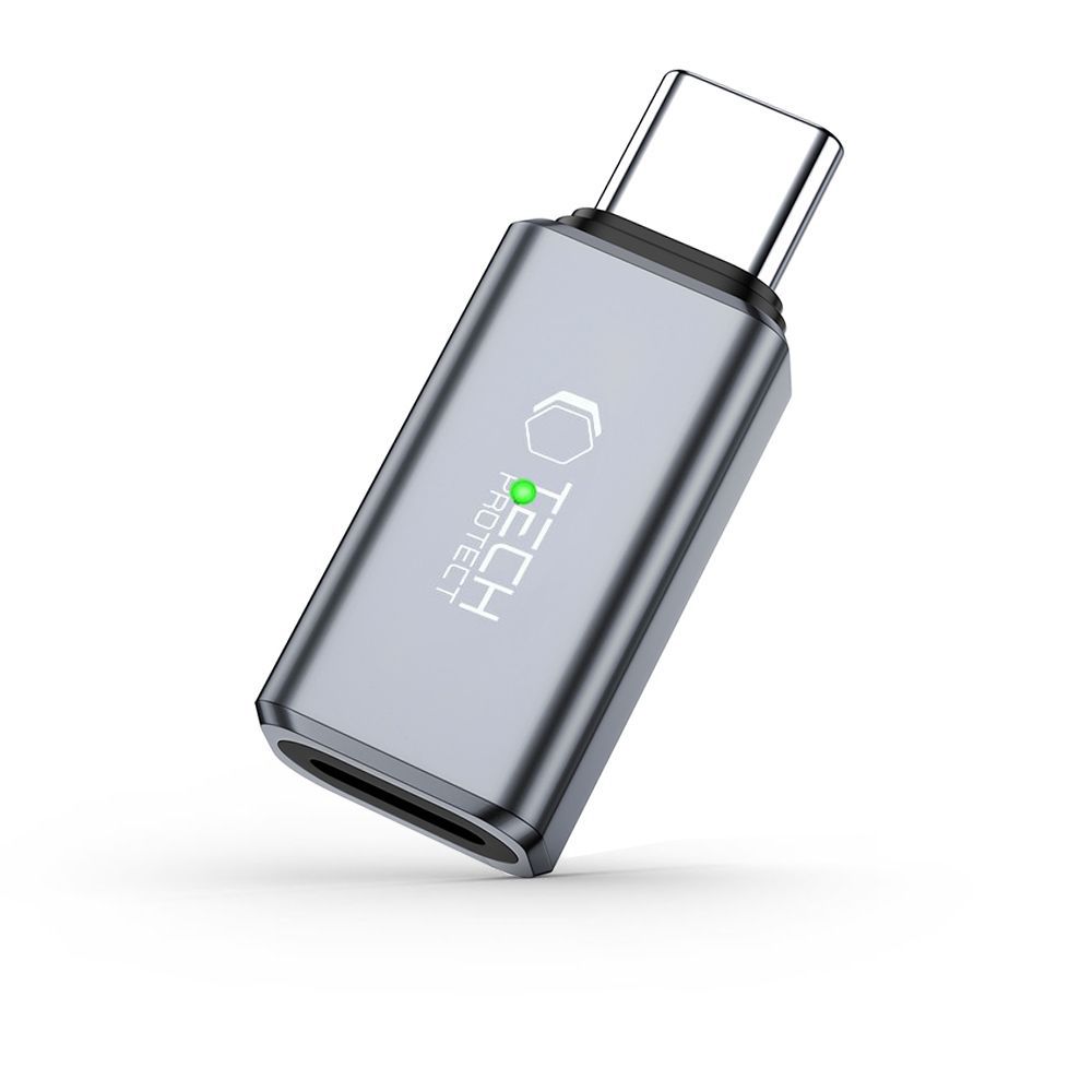 Tech-Protect USB-C - Lightning Ljudadapter Ultraboost Grå