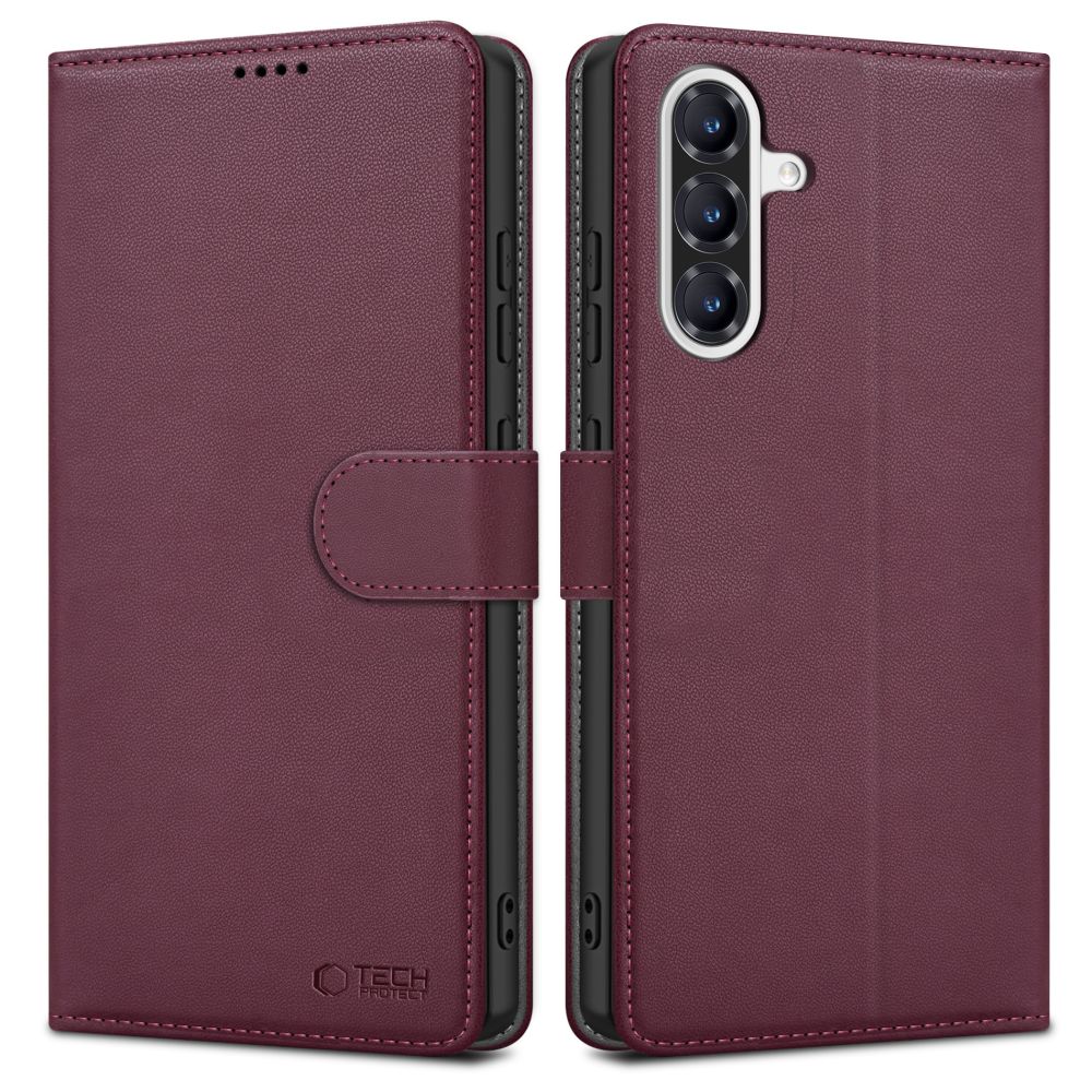 Tech-Protect Samsung Galaxy A36 5G Fodral Läder Mulberry