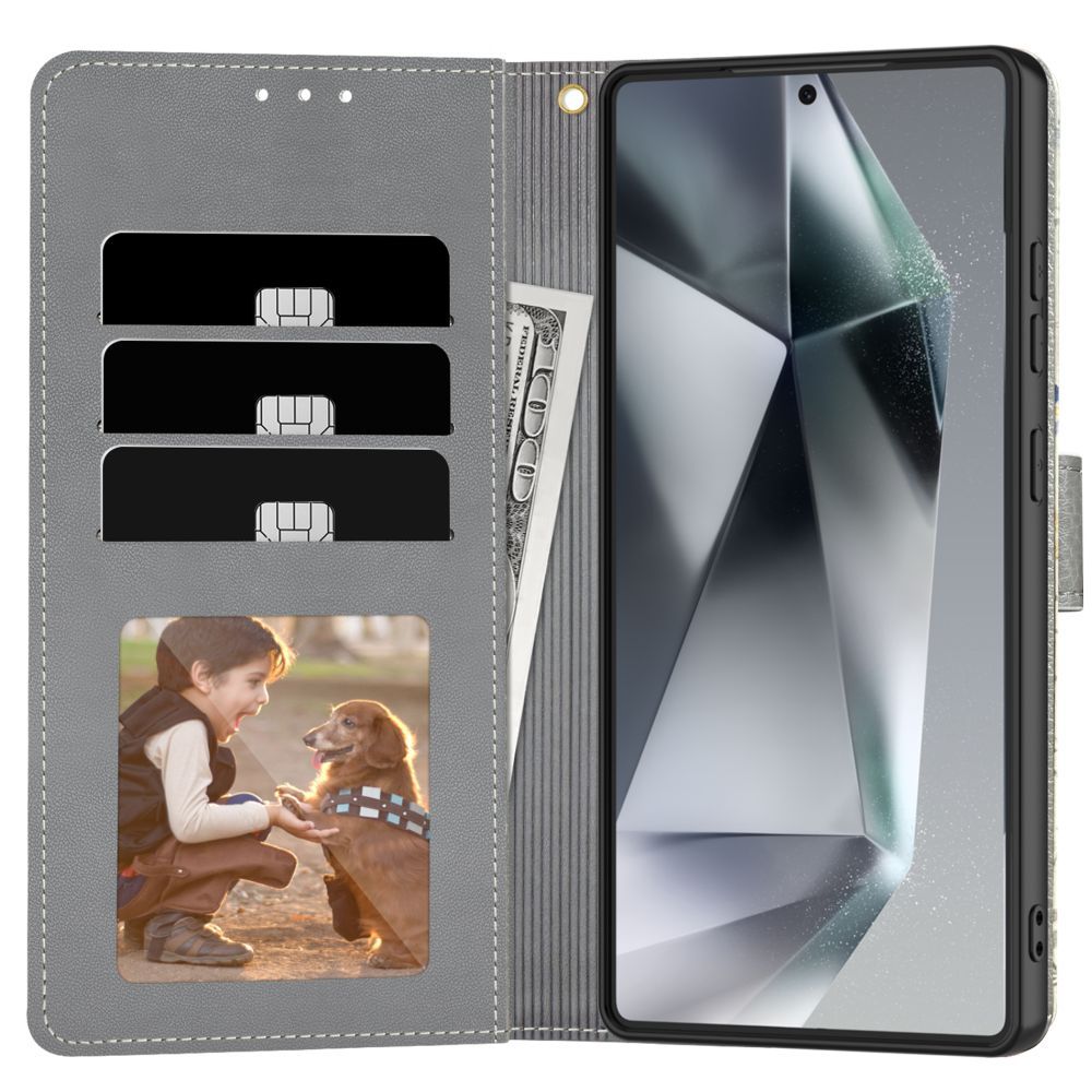 Tech-Protect Galaxy A56 5G Fodral Läder Spring Flowers