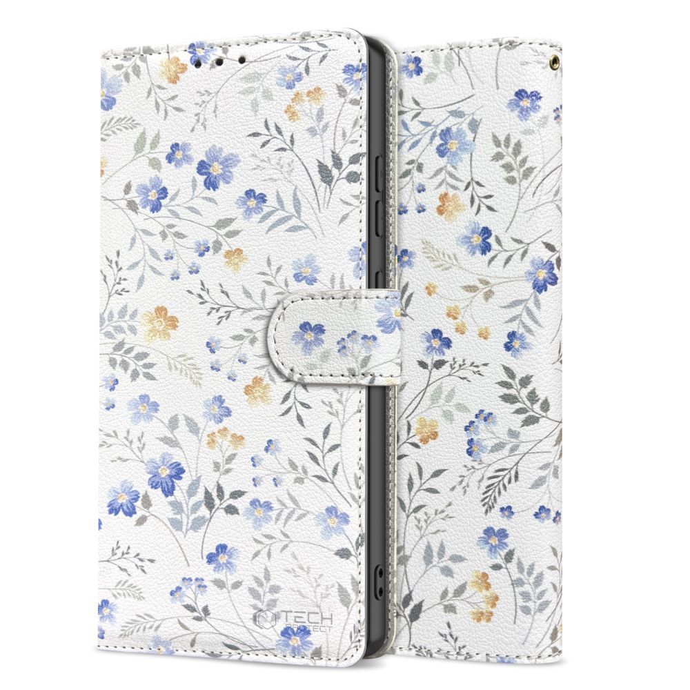 Tech-Protect Galaxy A56 5G Fodral Läder Spring Flowers