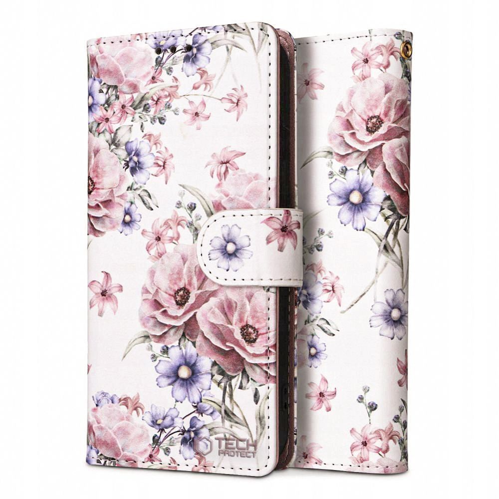 Tech-Protect Xiaomi Redmi 14C Fodral Läder Blossom Flower