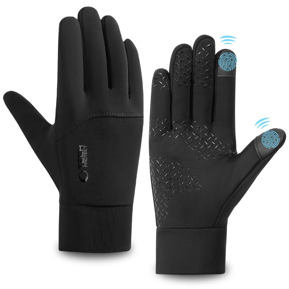 Tech-Protect Handskar Med Touchfunktion Storlek L Svart