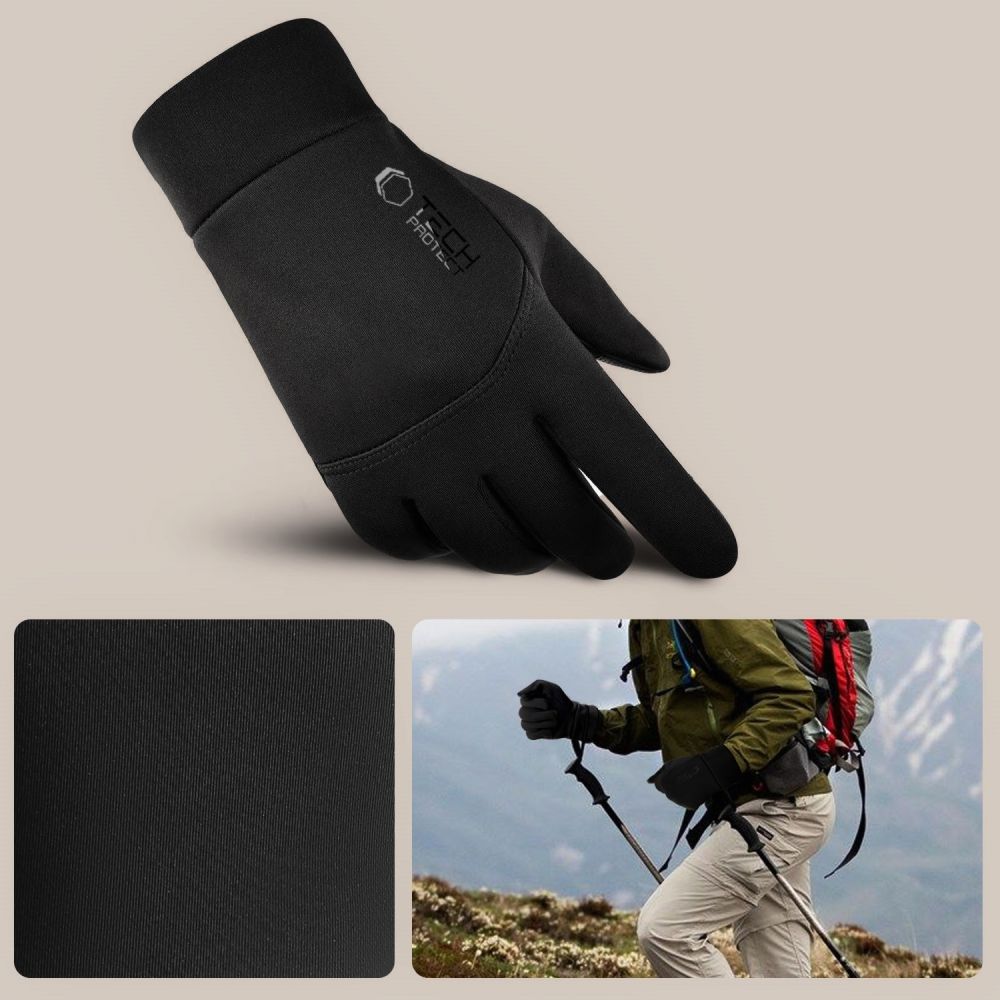 Tech-Protect Handskar Med Touchfunktion Storlek L Svart