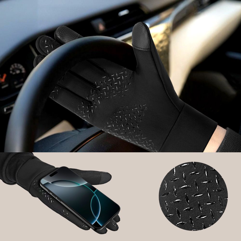 Tech-Protect Handskar Med Touchfunktion Storlek M Svart