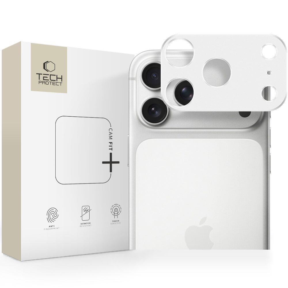 Tech-Protect iPhone 17 Pro Max Linsskydd CamAlloy Fit+ Silver
