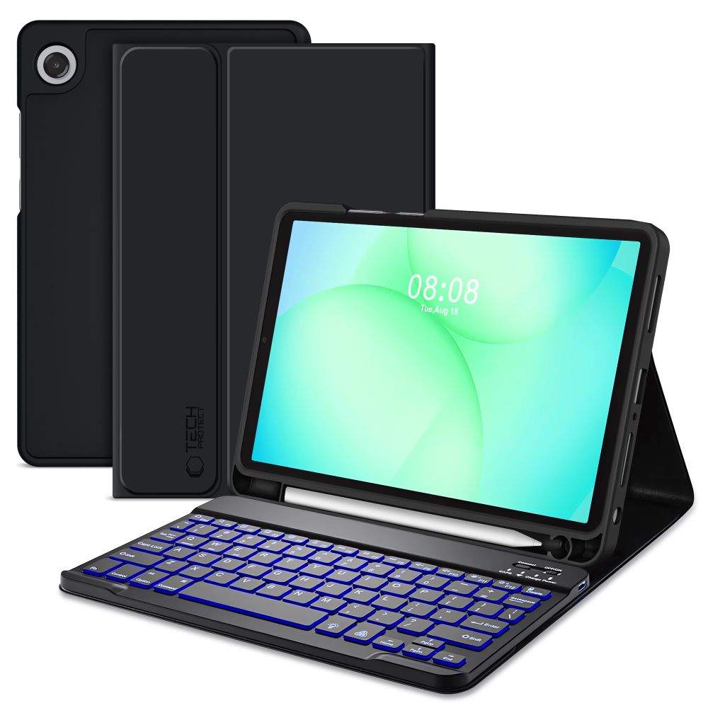 Tech-Protect Galaxy Tab A11 Plus/A9 Plus Fodral SC Tangentbord Svart