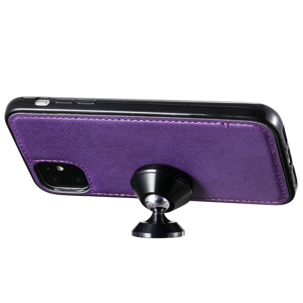 iPhone 12/12 Pro - Plånboksfodral/Magnet Skal 2in1 - Lila