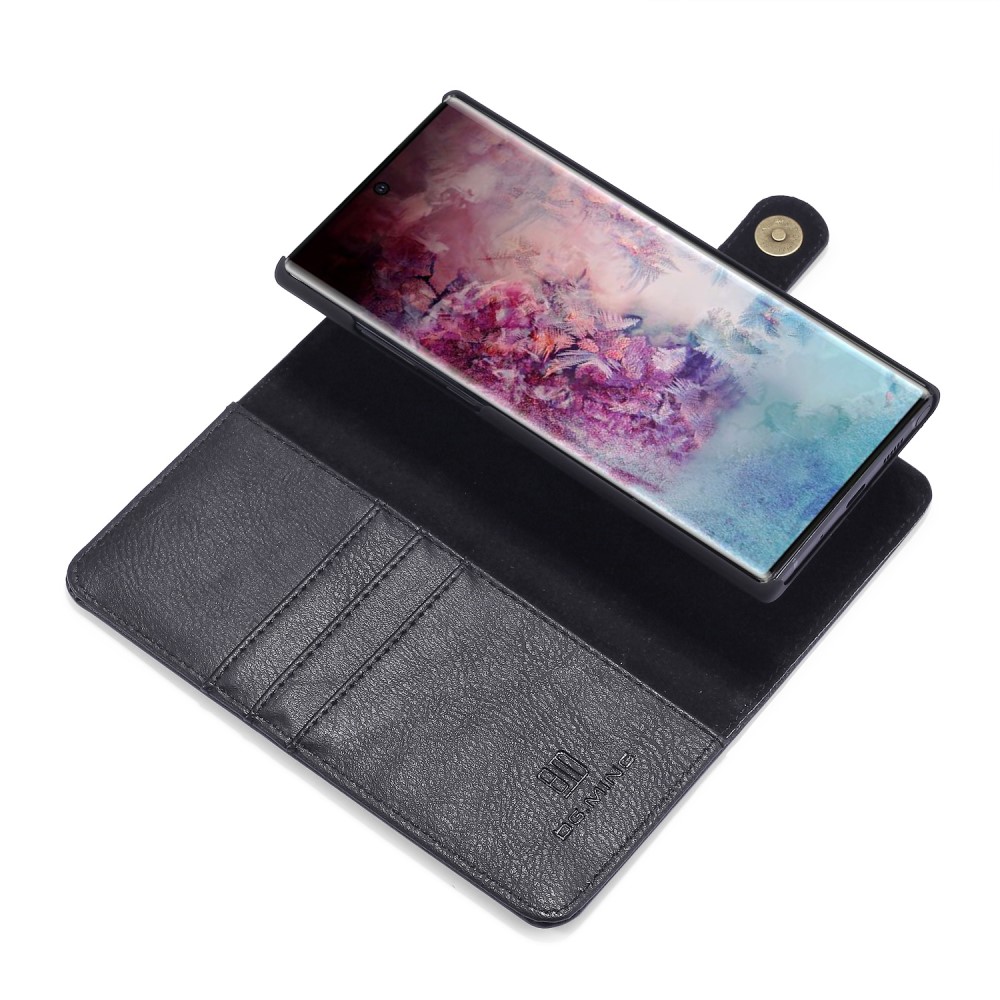 Samsung Galaxy Note 10 Plus - DG.MING Plnboksfodral/Magnet Skal - Svart