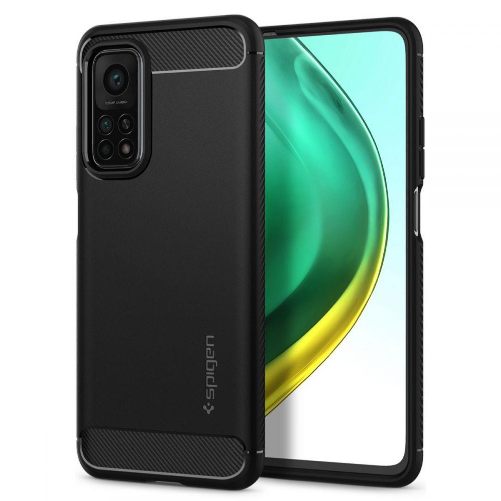 Xiaomi Mi 10T / 10T Pro - Spigen Rugged Armor Skal - Matt Svart